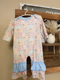 Pink Pumpkin Romper