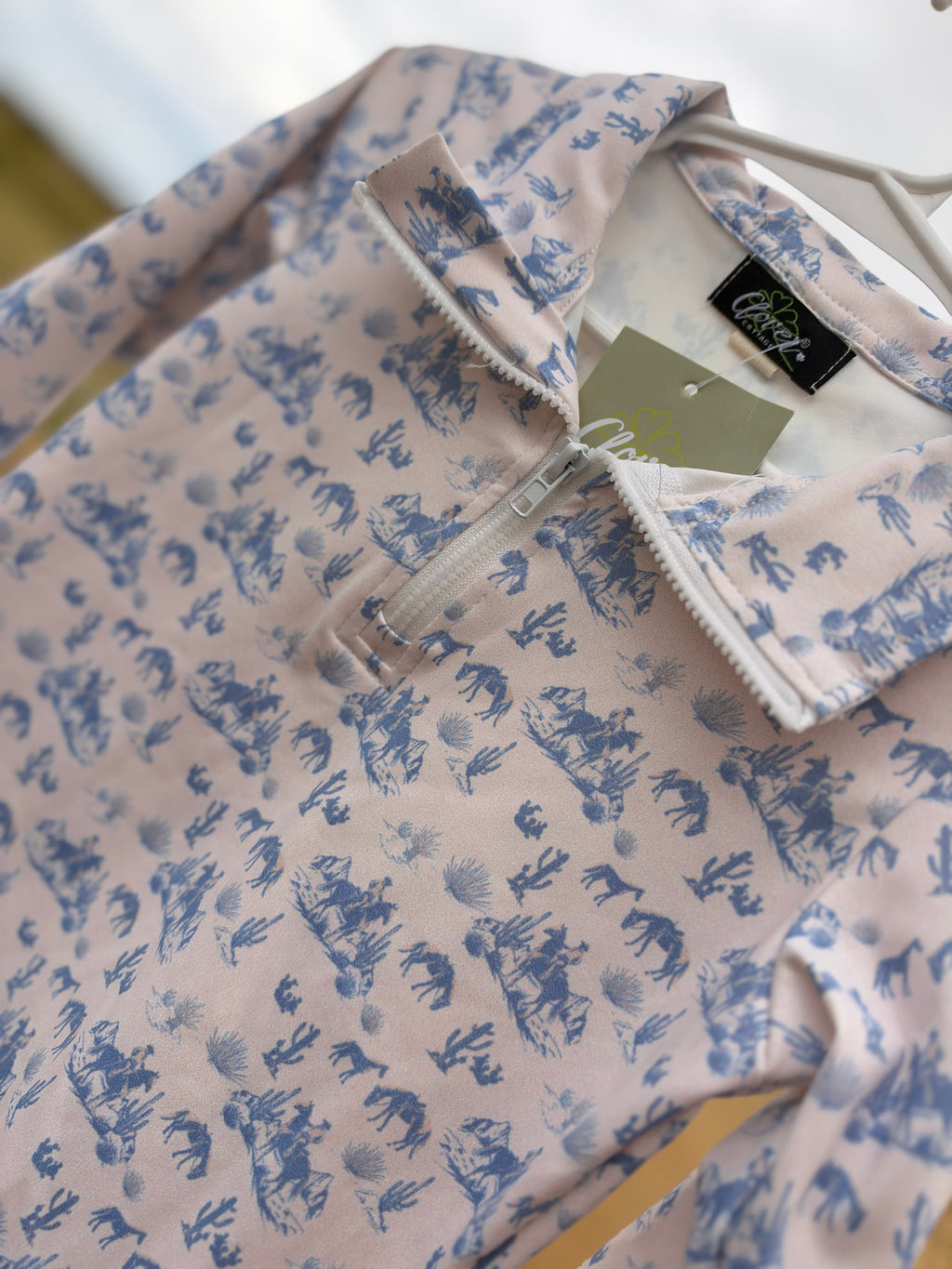 Blue canyon boy quarter zip