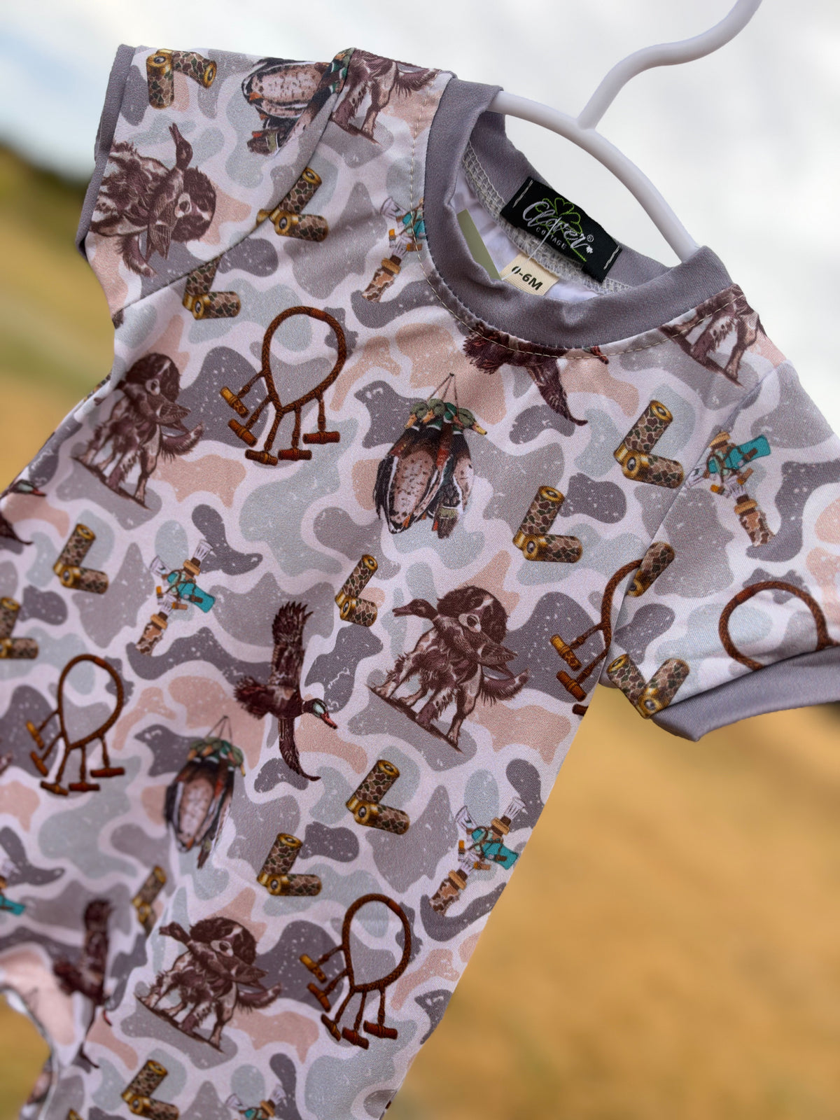 Lil’ Hunter Camo Romper